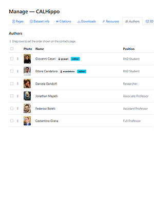 Ditto: The AImageLab Dataset Platform
