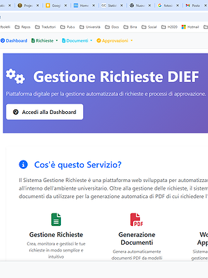 Gestione Richieste DIEF